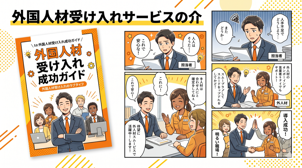 マンガでわかる！自社支援導入サービス